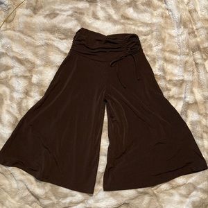 Byergirl kids palazzo capris brown